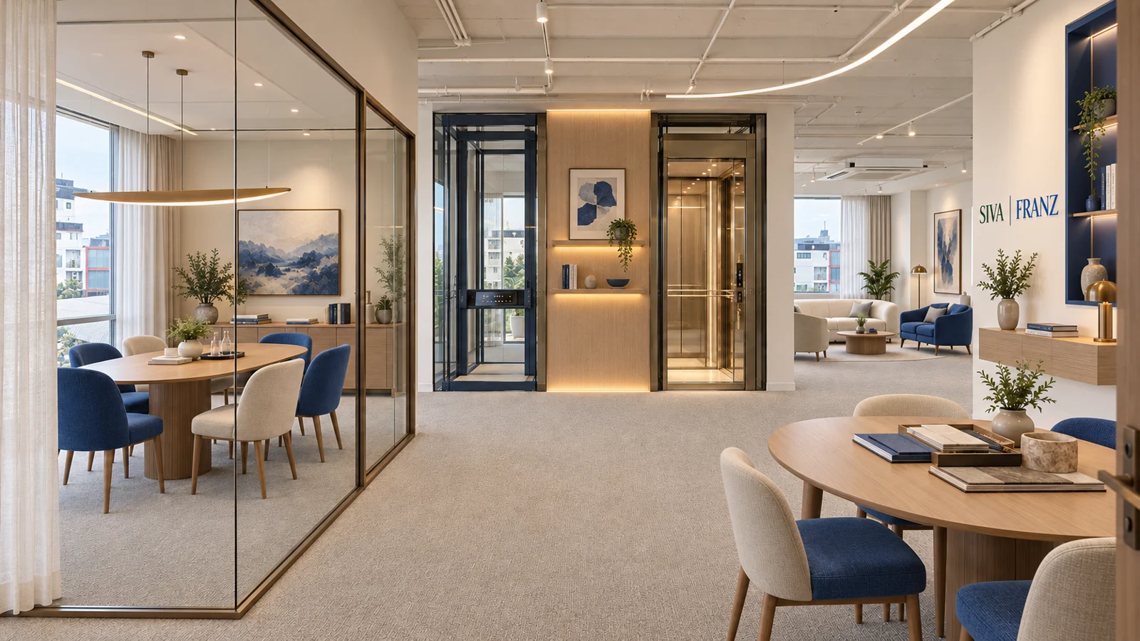 SIVA Experience Center interior design concept